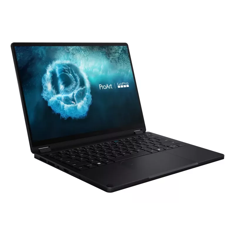 Konvertējams 2-in-1 klēpjdators ASUS ProArt PX13 HN7306EAC GoPro Edition — AMD Ryzen AI Max+ 395, 3 GHz, 13,3 collu 3K skārienjūtīgs, 128 GB LPDDR5x, 1 TB SSD, Windows 11 Pro, melns