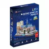 3D puzle CubicFun Notre Dame (gaisma) — modelis DA-20509, viegls apgaismots izdevums