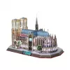3D puzle CubicFun Notre Dame (gaisma) — modelis DA-20509, viegls apgaismots izdevums