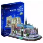 3D puzle CubicFun Notre Dame (gaisma) — modelis DA-20509, viegls apgaismots izdevums