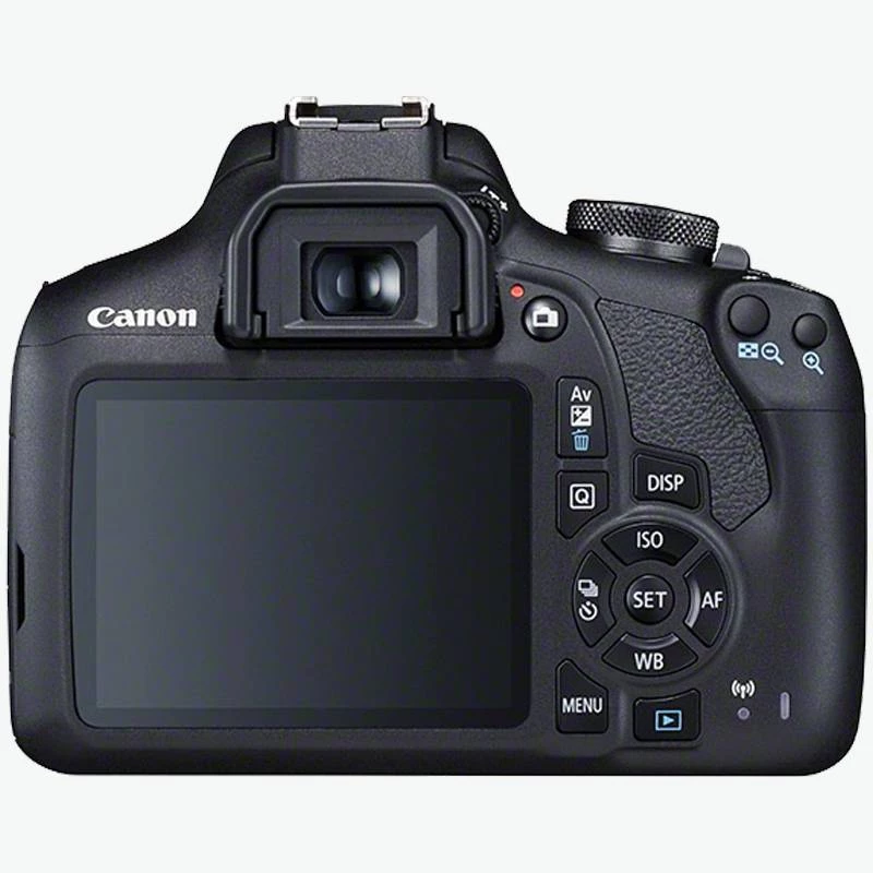 Canon EOS 2000D + EF-S 18-55mm f/3.5-5.6 IS II spoguļkameras komplekts 24.1 MP CMOS 6000 x 4000 pikseļi Melns