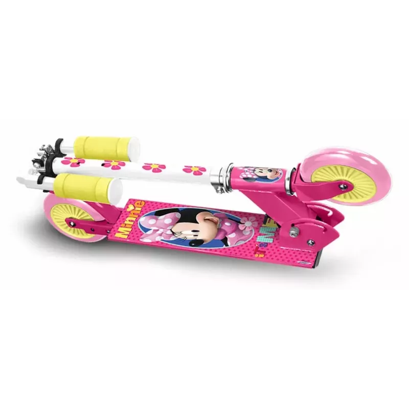 Skrejritenis Pulio STAMP 2-Wheel Minnie — bērnu divriteņu skrejritenis, kompakts dizains