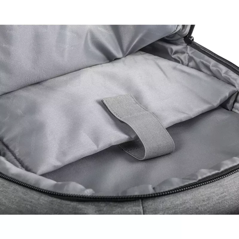 Mugursoma Modecom SMART 15 melna/pelēka poliesteris 15,6 collas