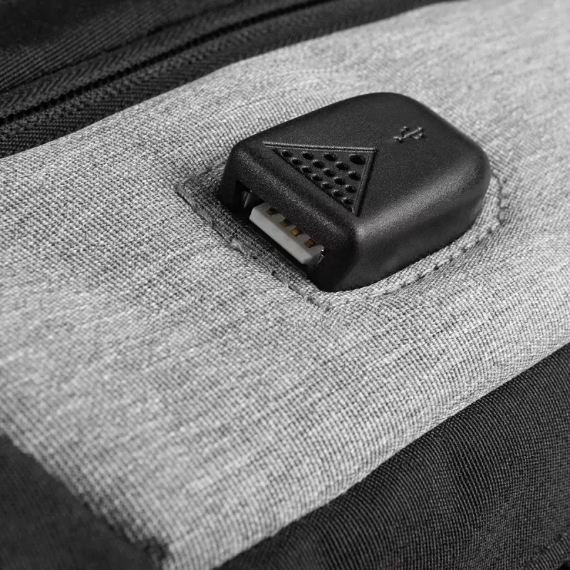 Mugursoma Modecom SMART 15 melna/pelēka poliesteris 15,6 collas