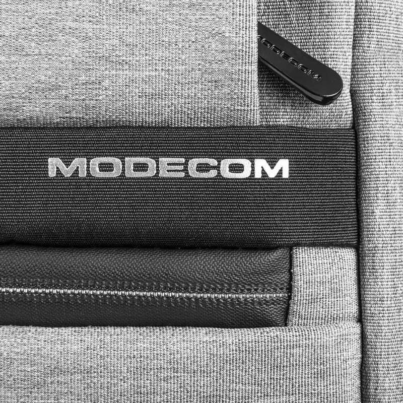 Mugursoma Modecom SMART 15 melna/pelēka poliesteris 15,6 collas
