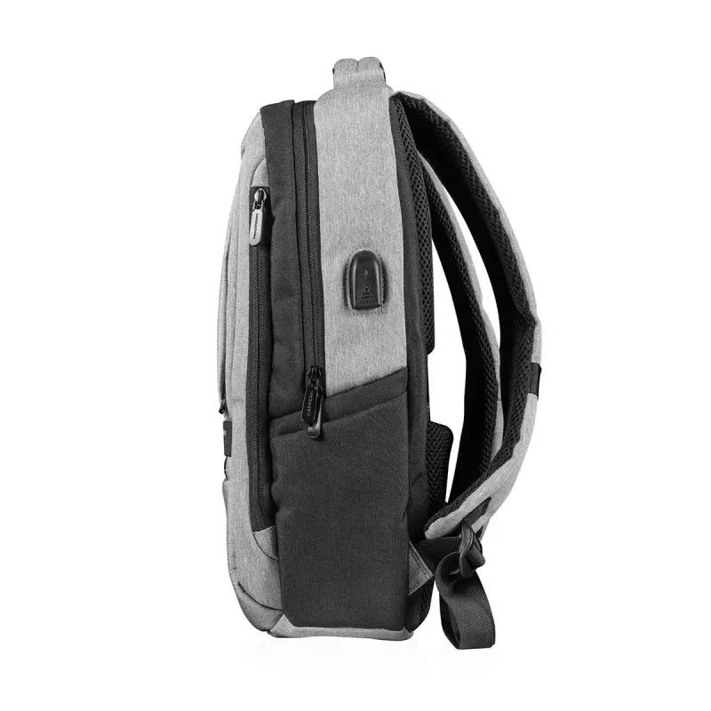 Mugursoma Modecom SMART 15 melna/pelēka poliesteris 15,6 collas