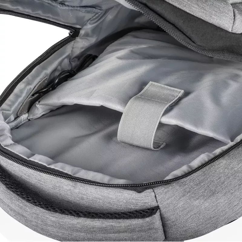 Mugursoma Modecom SMART 15 melna/pelēka poliesteris 15,6 collas