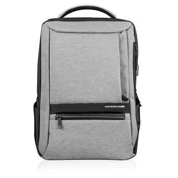 Mugursoma Modecom SMART 15 melna/pelēka poliesteris 15,6 collas