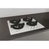 Whirlpool AKT 625/WH Melns, Balts Iebūvējams 60 cm Gāzes 4 zonu(-as)