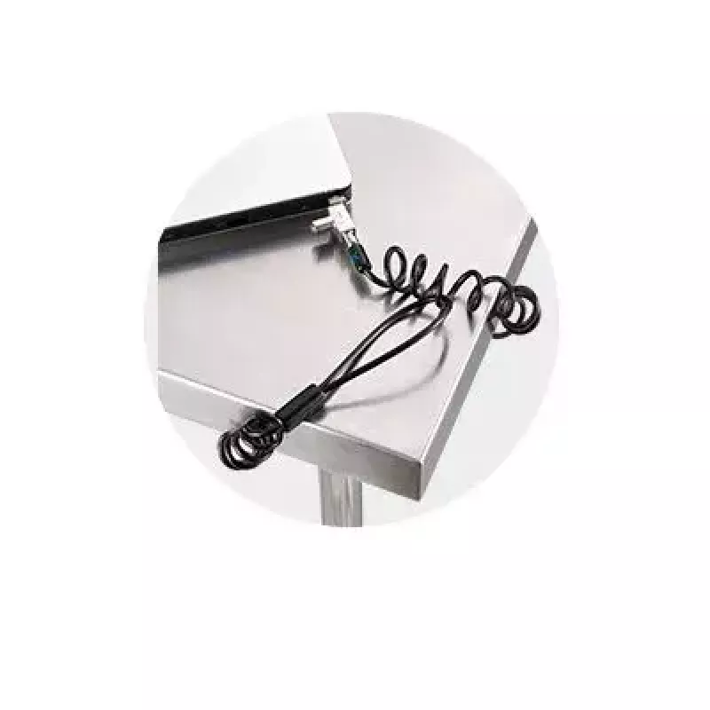 Kensington plāns N17 2.0 Portable Keyed Laptop Lock for Wedge-Shaped Slots