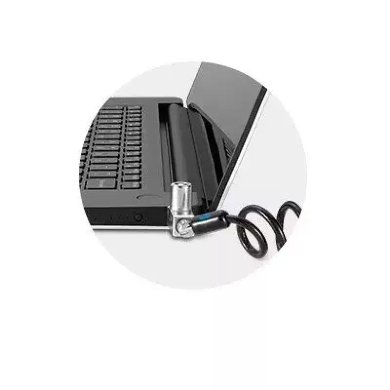 Kensington plāns N17 2.0 Portable Keyed Laptop Lock for Wedge-Shaped Slots