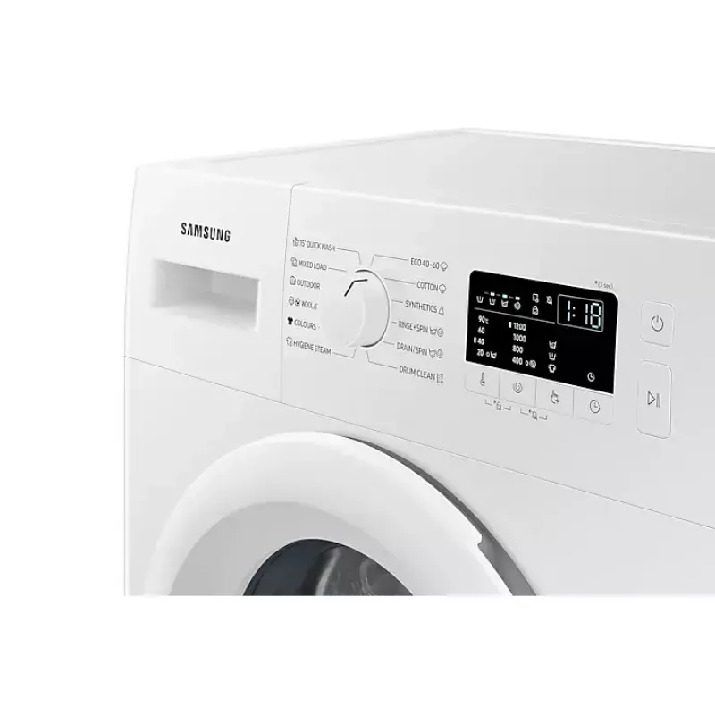 Samsung WW60A3120WE veļas mašīna ar priekšējo ielādi 6 kg 1200 RPM Balta