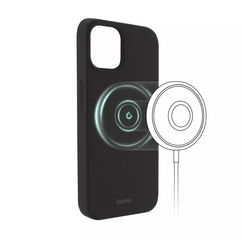 Hama MagCase Finest Feel PRO mobilā tālruņa maciņš 15,5 cm (6,1 collas) Vāciņš Melns