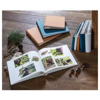 Hama Wrinkled fotoalbums balts 160 kabatas 10 x 15 grāmatas iesējums