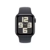 Viedpulkstenis Apple Watch SE GPS + Cellular 40 mm Midnight alumīnija korpuss ar Midnight sporta siksniņu - S/M
