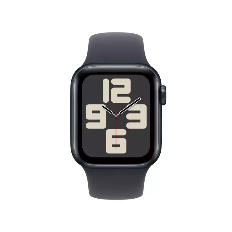 Viedpulkstenis Apple Watch SE GPS + Cellular 40 mm Midnight alumīnija korpuss ar Midnight sporta siksniņu - S/M