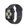 Viedpulkstenis Apple Watch SE GPS + Cellular 40 mm Midnight alumīnija korpuss ar Midnight sporta siksniņu - S/M