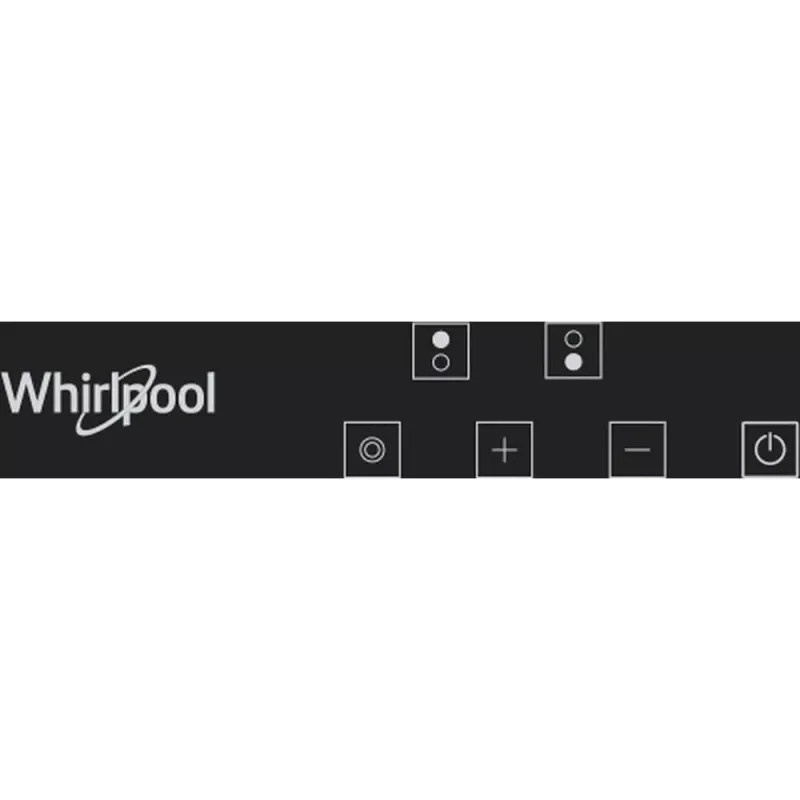 Whirlpool WRD 6030 B melna iebūvējama 30 cm keramiskā plīts virsma 2 zonām