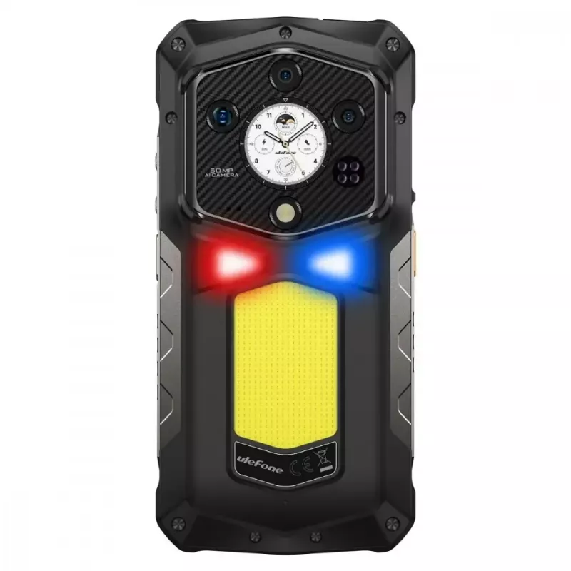 Viedtālrunis UleFone Armor 29 Pro 5G 16/512GB melns, izturīgs 5G, 16GB RAM, 512GB krātuve