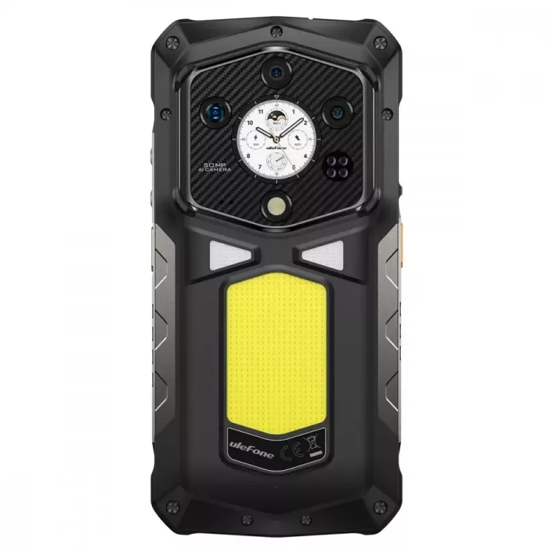 Viedtālrunis UleFone Armor 29 Pro 5G 16/512GB melns, izturīgs 5G, 16GB RAM, 512GB krātuve