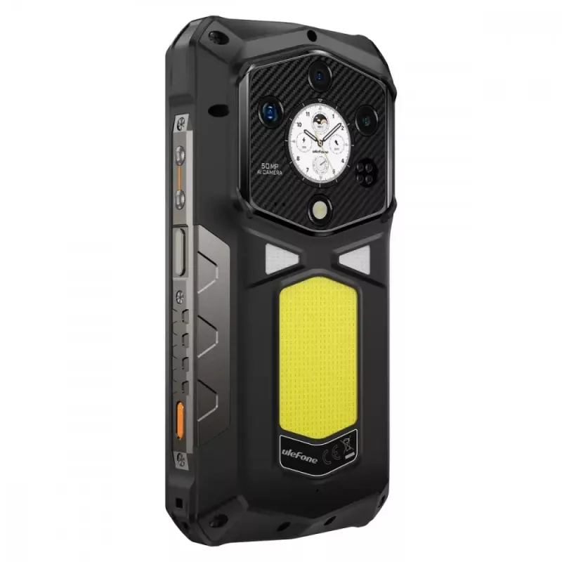Viedtālrunis UleFone Armor 29 Pro 5G 16/512GB melns, izturīgs 5G, 16GB RAM, 512GB krātuve
