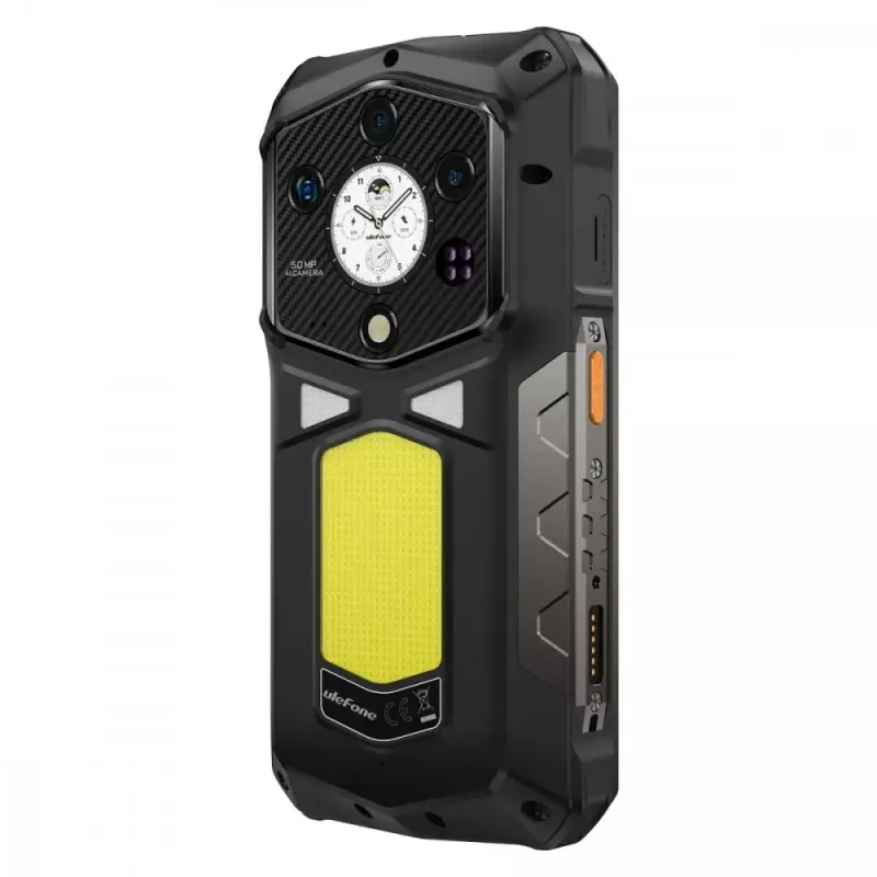 Viedtālrunis UleFone Armor 29 Pro 5G 16/512GB melns, izturīgs 5G, 16GB RAM, 512GB krātuve
