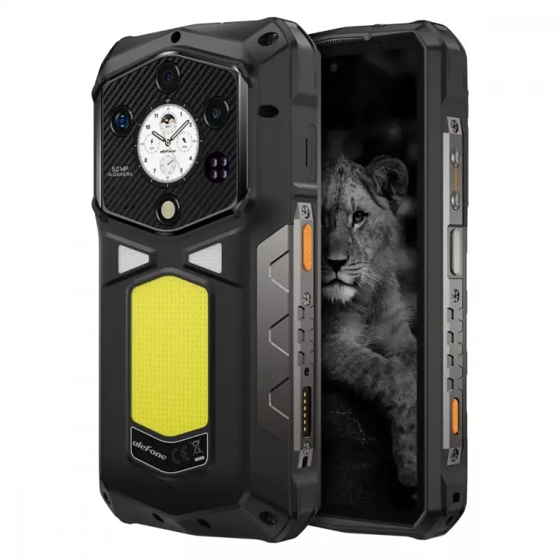 Viedtālrunis UleFone Armor 29 Pro 5G 16/512GB melns, izturīgs 5G, 16GB RAM, 512GB krātuve
