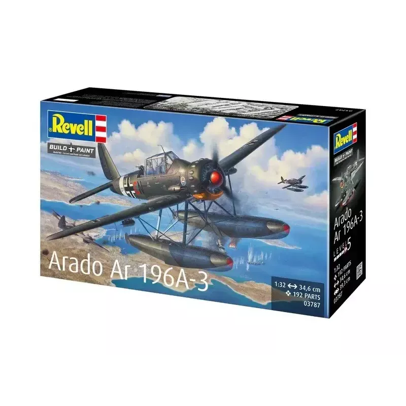 Plastmasas modelis REVELL ARADO AR 196A-3 hidroplāns mērogā 1:32