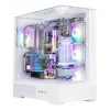 PC korpuss Zalman P40 Prism Plus balta Midi Tower