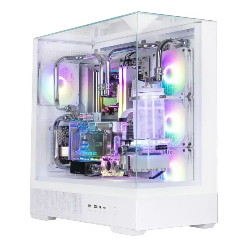 PC korpuss Zalman P40 Prism Plus balta Midi Tower