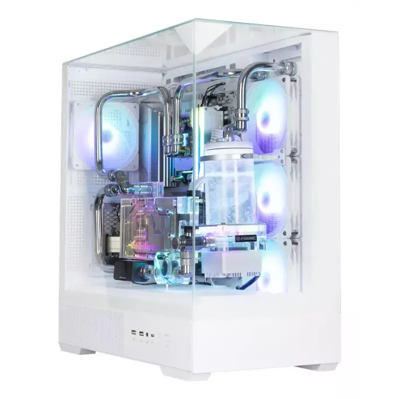 PC korpuss Zalman P40 Prism Plus balta Midi Tower