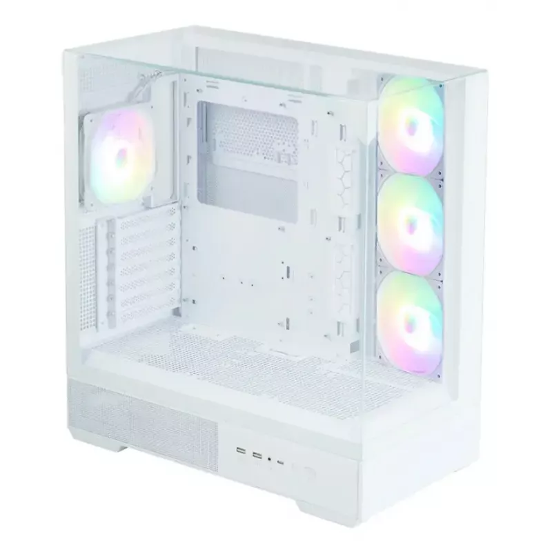 PC korpuss Zalman P40 Prism Plus balta Midi Tower