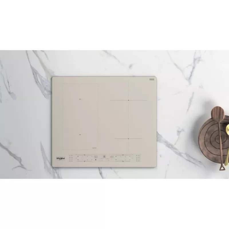 Whirlpool WLB6860NE/S Silver Iebūvēta zonu indukcijas plīts virsma 4 zonu