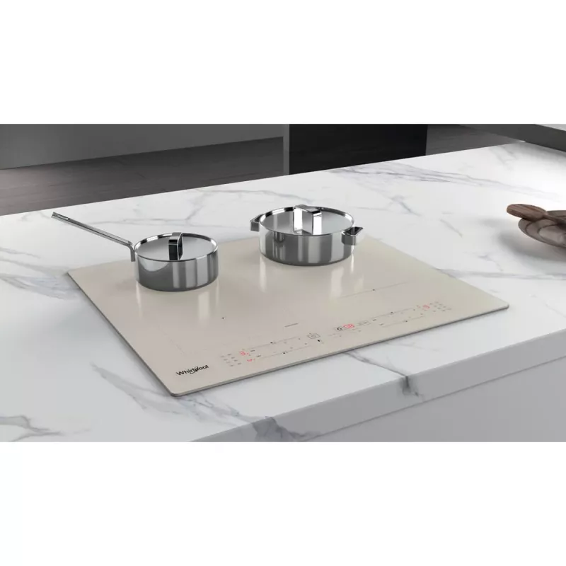 Whirlpool WLB6860NE/S Silver Iebūvēta zonu indukcijas plīts virsma 4 zonu