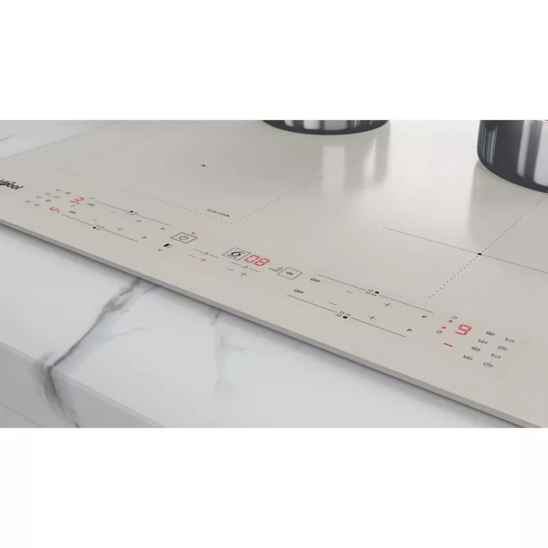 Whirlpool WLB6860NE/S Silver Iebūvēta zonu indukcijas plīts virsma 4 zonu