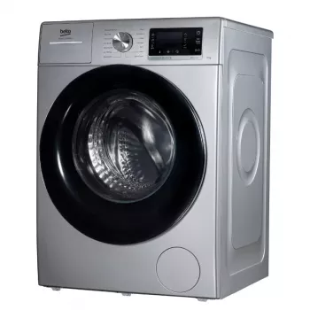 Priekšējās ielādes veļas mazgājamā mašīna BEKO AWB 912S/PRO BP — 9 kg, 1200 RPM, nerūsējošais tērauds
