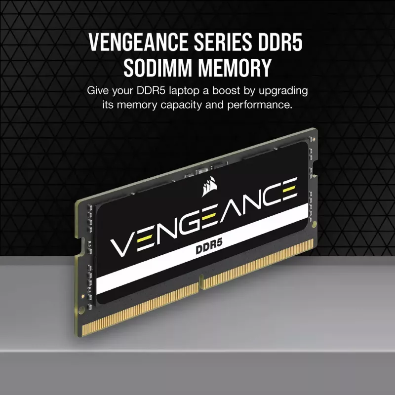 Klēpjdatora atmiņa CORSAIR Vengeance DDR5 24 GB SO-DIMM 4800 MHz 262-pin 1.1V CL40