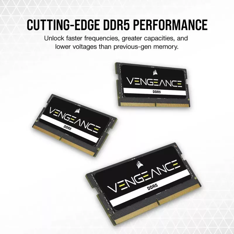 Klēpjdatora atmiņa CORSAIR Vengeance DDR5 24 GB SO-DIMM 4800 MHz 262-pin 1.1V CL40