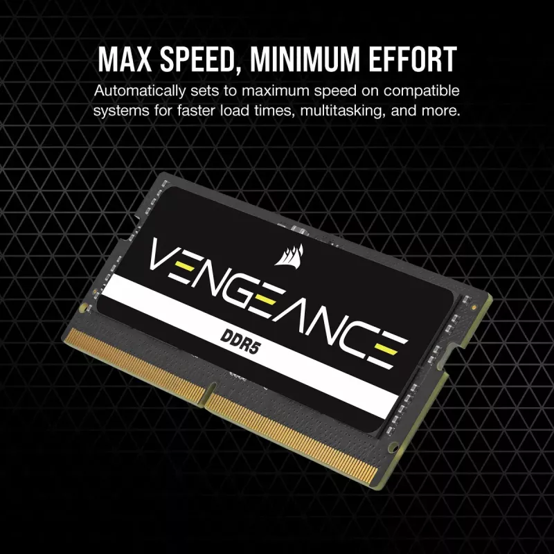 Klēpjdatora atmiņa CORSAIR Vengeance DDR5 24 GB SO-DIMM 4800 MHz 262-pin 1.1V CL40