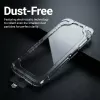 Rūdīta stikla ekrāna aizsargs Crong EasyShield 2 komplektā priekš iPhone 17 / 17 Pro / 16 Pro, aluminosilikāts, spīdīgs