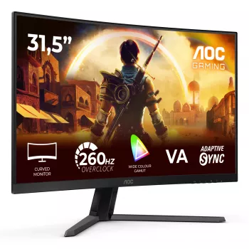 AOC G4 C32G42ZE datora monitors 80 cm (31,5 collas) 1920 x 1080 pikseļi Full HD LED melns, sarkans