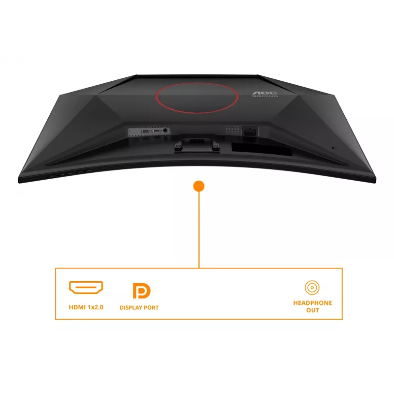 AOC G4 C32G42ZE datora monitors 80 cm (31,5 collas) 1920 x 1080 pikseļi Full HD LED melns, sarkans