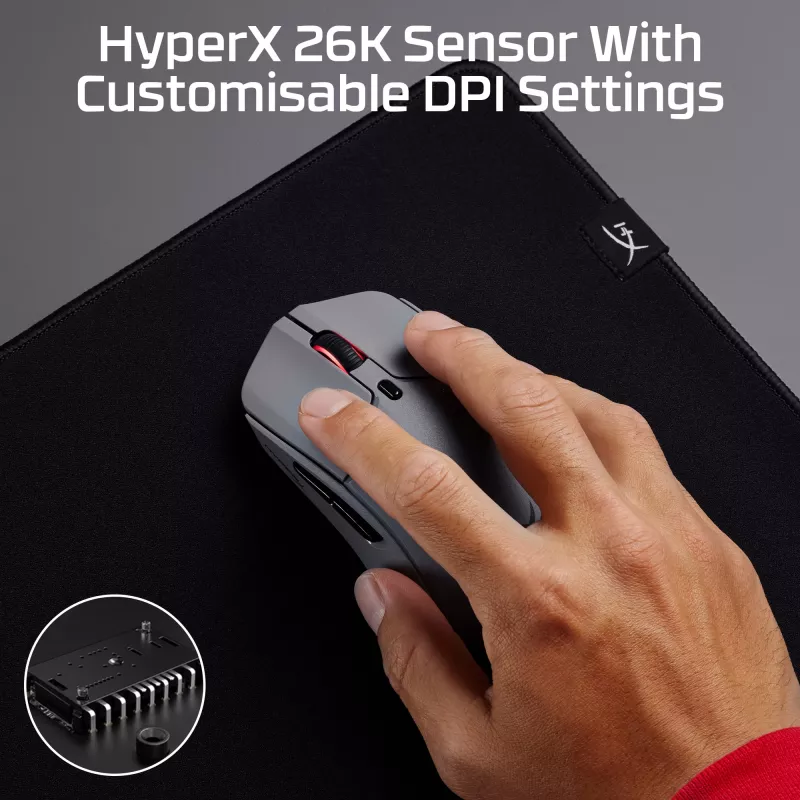 HyperX Pulsefire Haste 2 Pro - 4K bezvadu spēļu pele