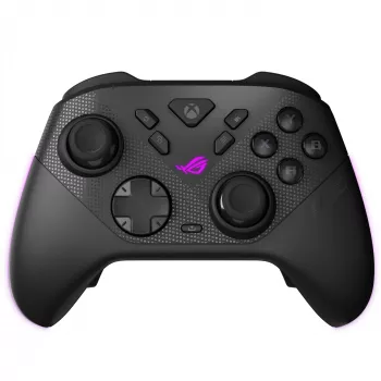Spēļu kontrolieris ASUS ROG Raikiri II XBox WL — Bluetooth, RF, USB Type-C, PC/Xbox One/Series S/X, melns, 2,5 m kabelis, līdz 50 h baterijas darbības laiks