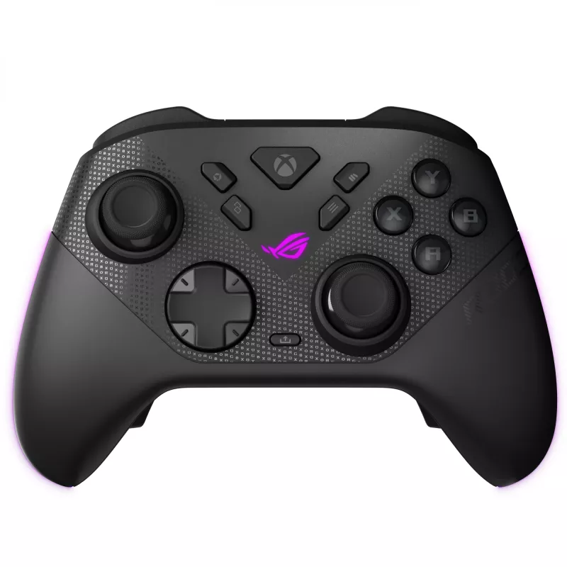 Spēļu kontrolieris ASUS ROG Raikiri II XBox WL — Bluetooth, RF, USB Type-C, PC/Xbox One/Series S/X, melns, 2,5 m kabelis, līdz 50 h baterijas darbības laiks