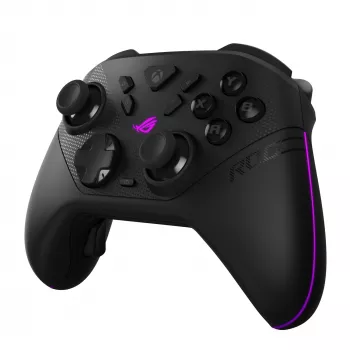 Spēļu kontrolieris ASUS ROG Raikiri II XBox WL — Bluetooth, RF, USB Type-C, PC/Xbox One/Series S/X, melns, 2,5 m kabelis, līdz 50 h baterijas darbības laiks