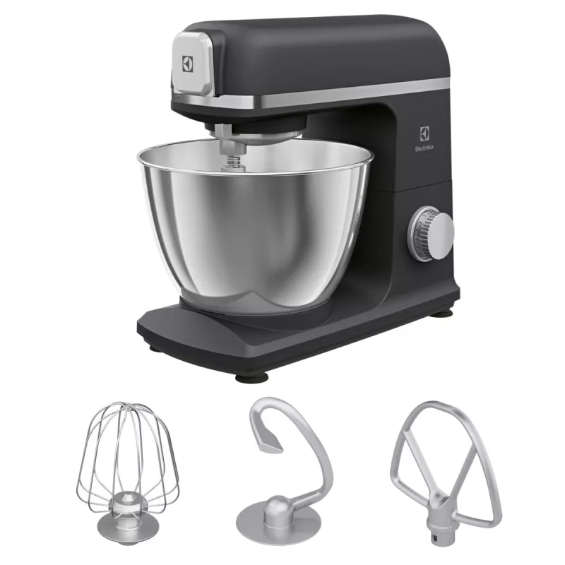 Electrolux E5KM1-6GBP virtuves kombains 1200 W 5 L melns, pelēks