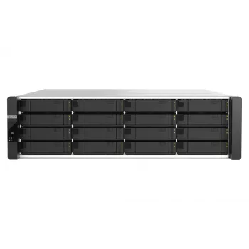 QNAP ES1686dc R2 NAS Rack (3U) Intel® Xeon® D D-2142IT 48 GB DDR4 0 TB QNAP QES melns, pelēks