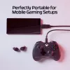 HyperX Clutch Tanto Mini WD spēļu kontrolieris, kursorsvira, Xbox, Xbox One, vadu, USB, melns, 2,95 m