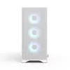 Fractal Design Pop 2 Air balta TG RGB Midi Tower datora korpuss — ATX/Micro‑ATX/Mini‑ITX, rūdīts stikls, 3x120mm priekšējie ventilatori